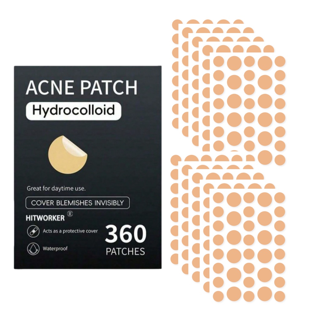 Essential Oils - 360 Stück/Karton Akne-Pflaster – alkoholfrei, zur