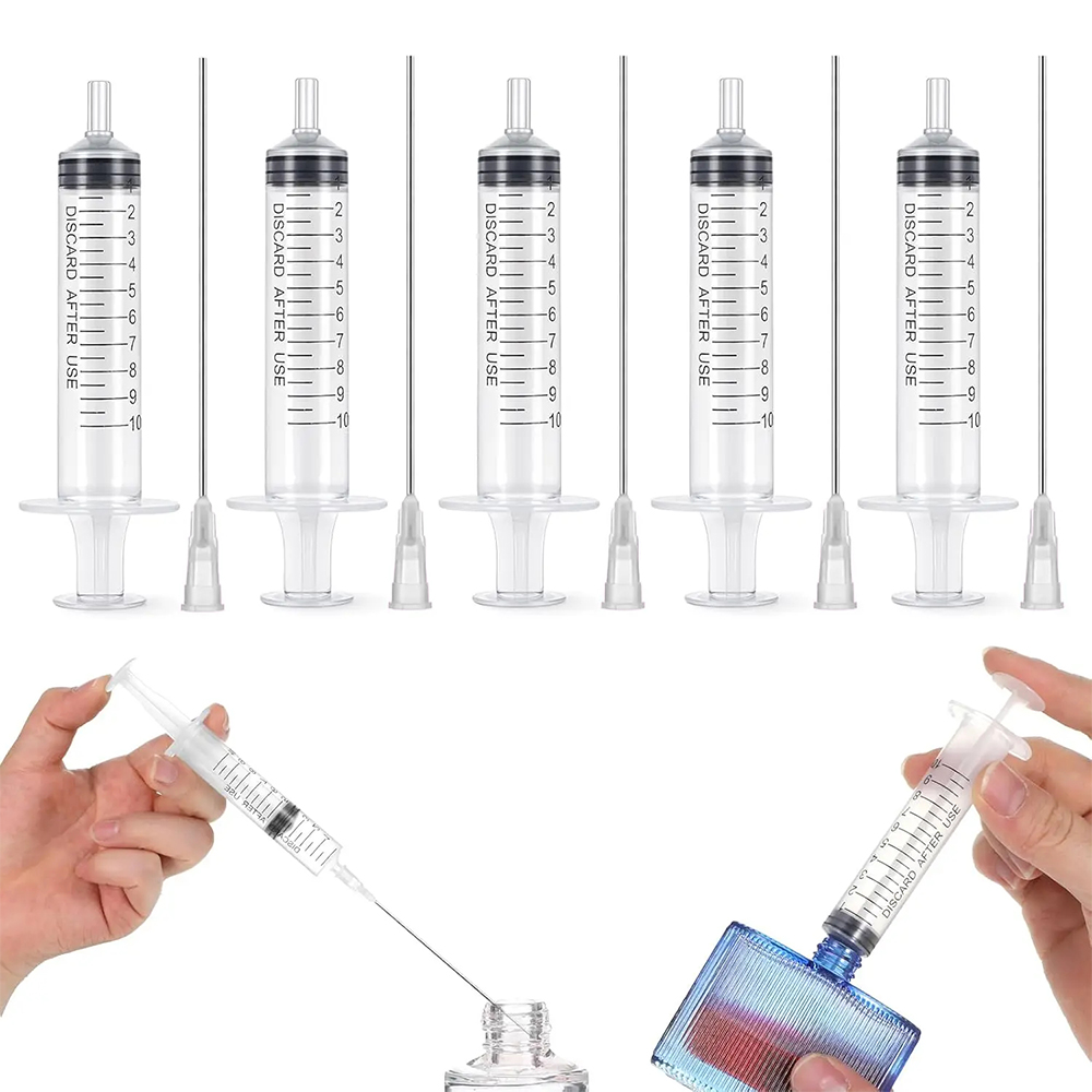 Essential Oils - 10ml Flüssigkeitstransferwerkzeug mit stumpfer Nadel, Parfüm-Umfüllspritze