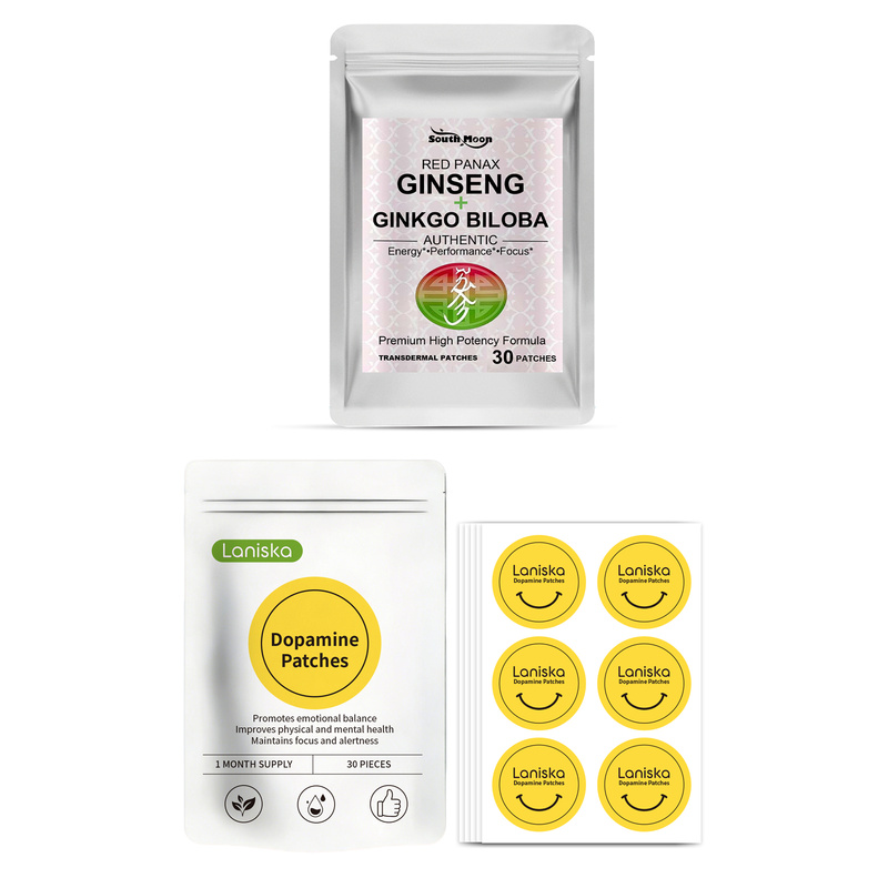 Ginger Tea - 60 Stück Combo Laniska Dopamin-Pflaster &