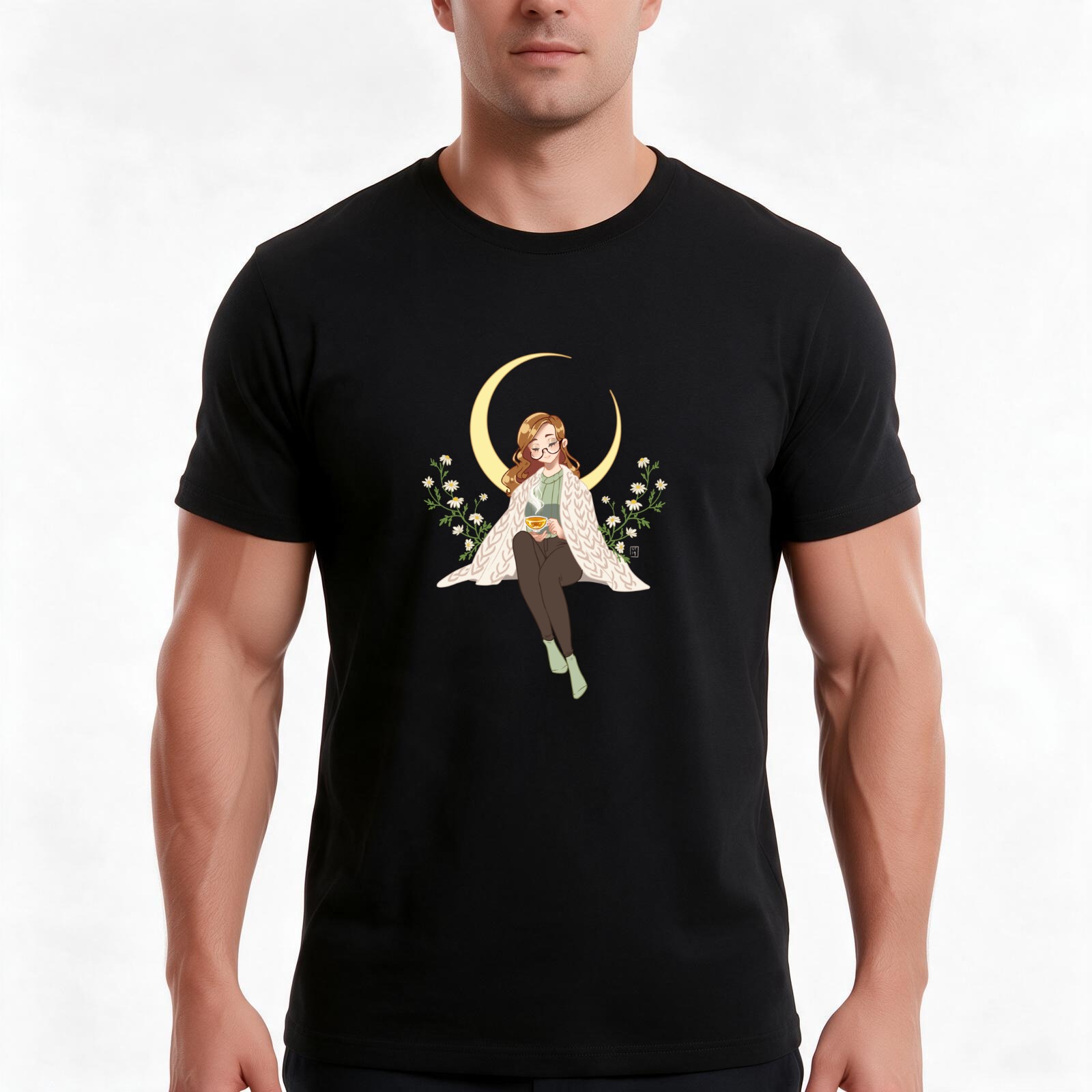 T-Shirt mit Kamillenmuster, lä – Chamomile Tea Bewertung und Preis