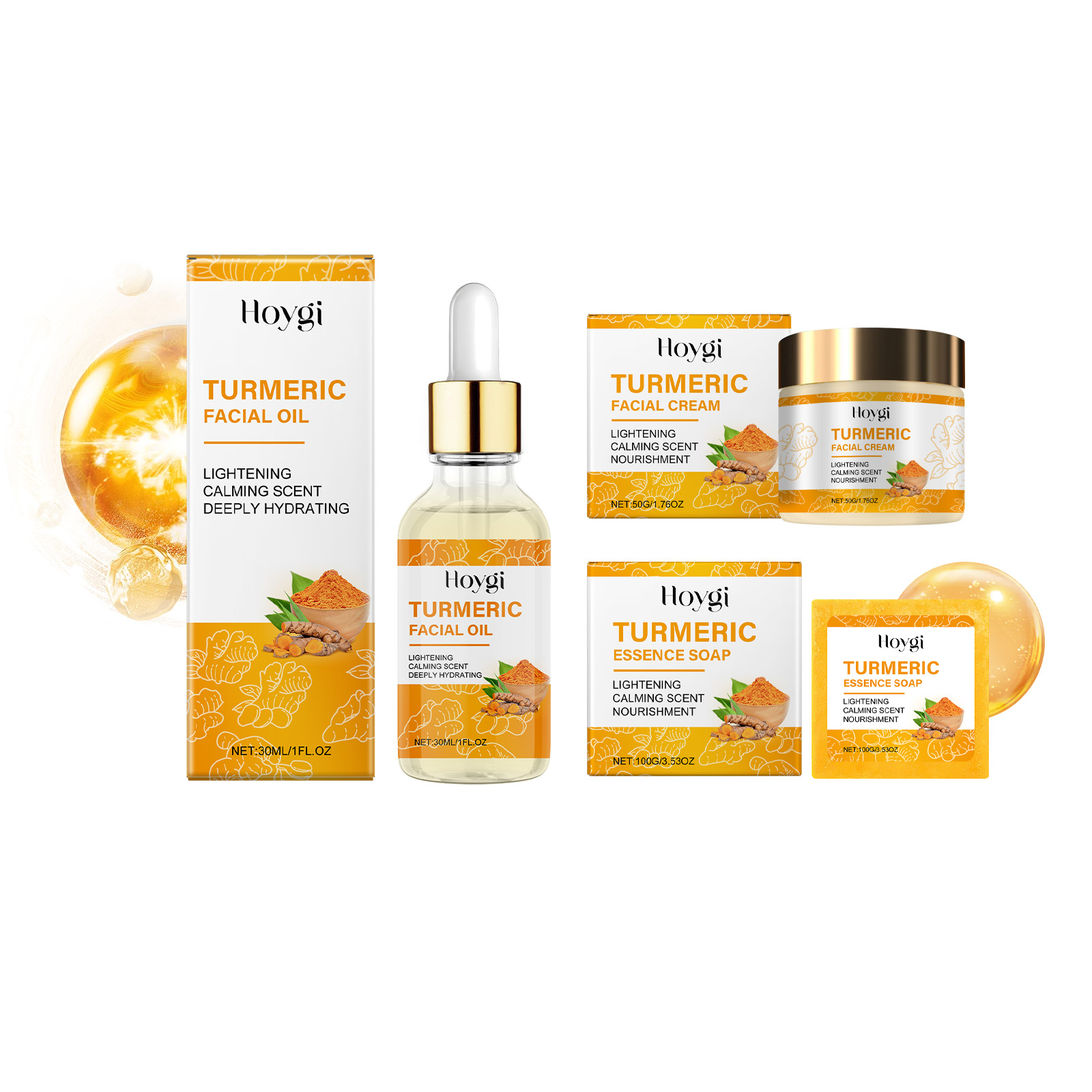 Kurkuma Hautpflege Set Körper  – Turmeric Bewertung und Preis