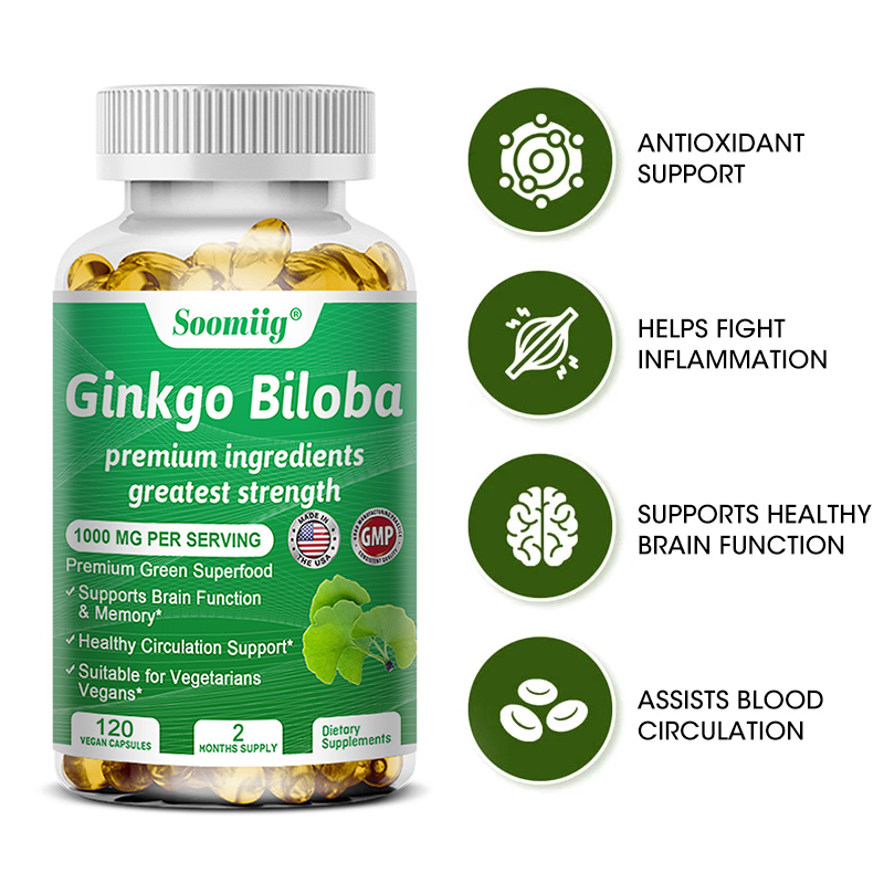Ginkgo-Biloba-Kapseln – Gehirn – Ginger Tea Bewertung und Preis