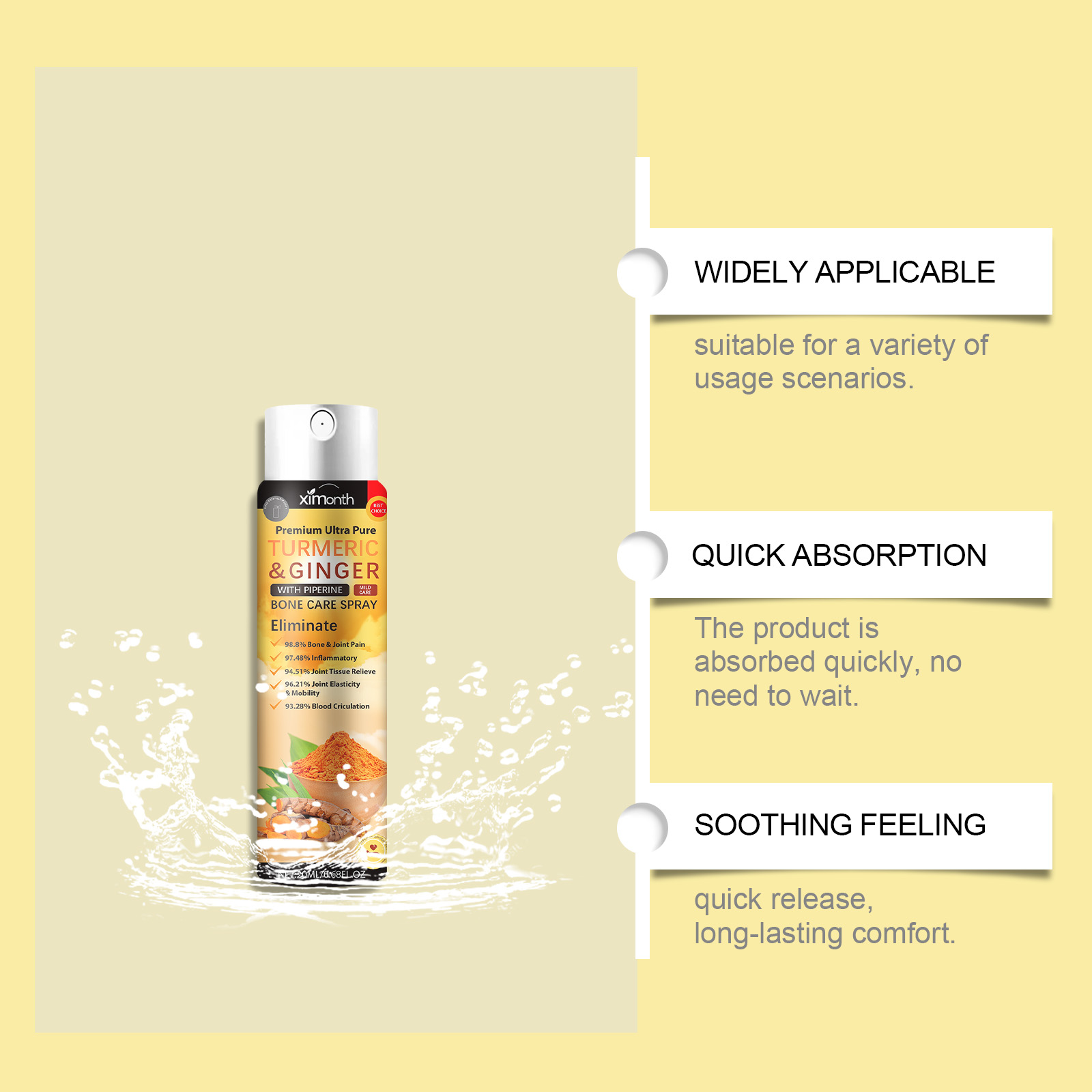 Kurkuma-Gelenkberuhigungsspray – Turmeric Bewertung und Preis