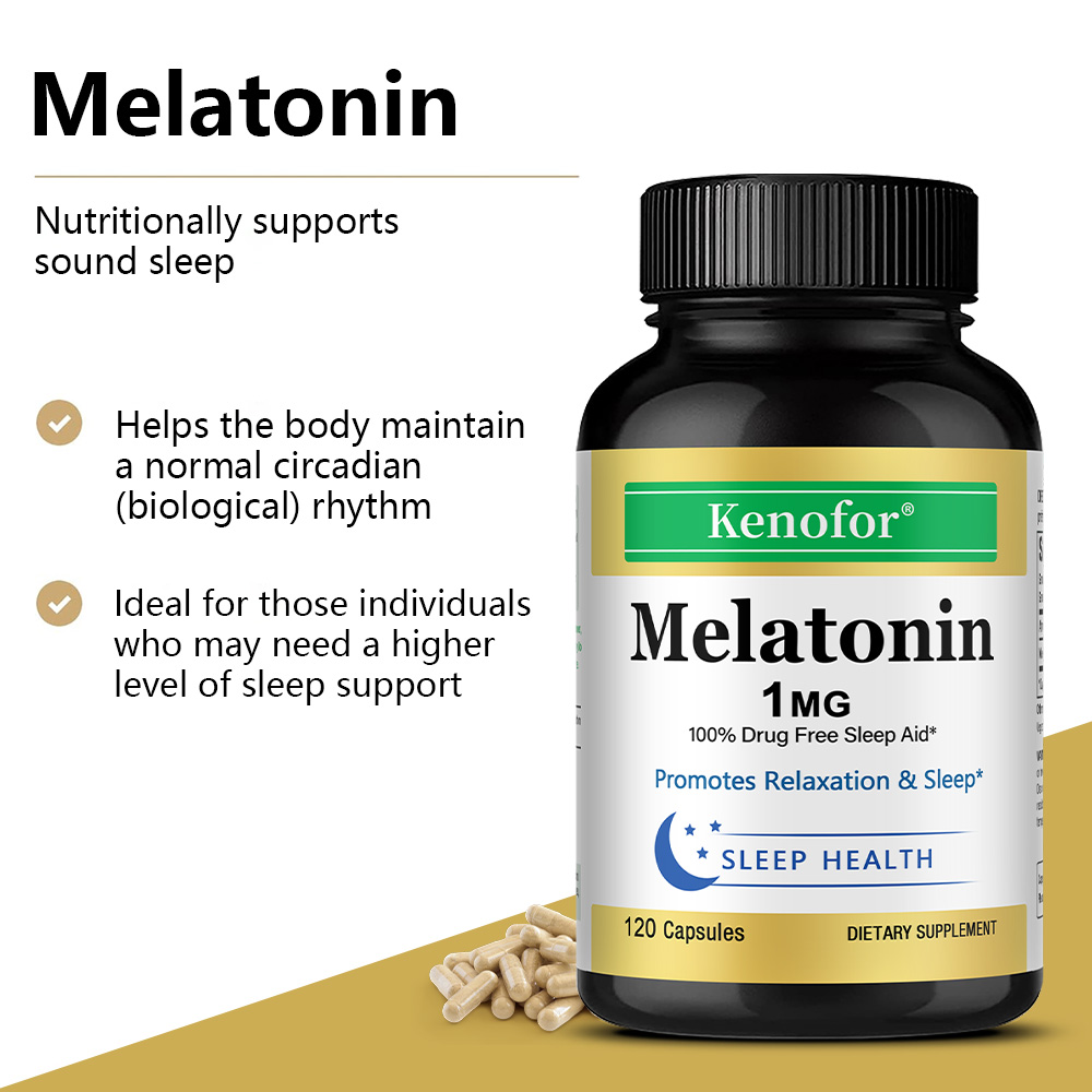 Melatonin-Kapseln 1 mg – förde – Health Wellness Bewertung und Preis